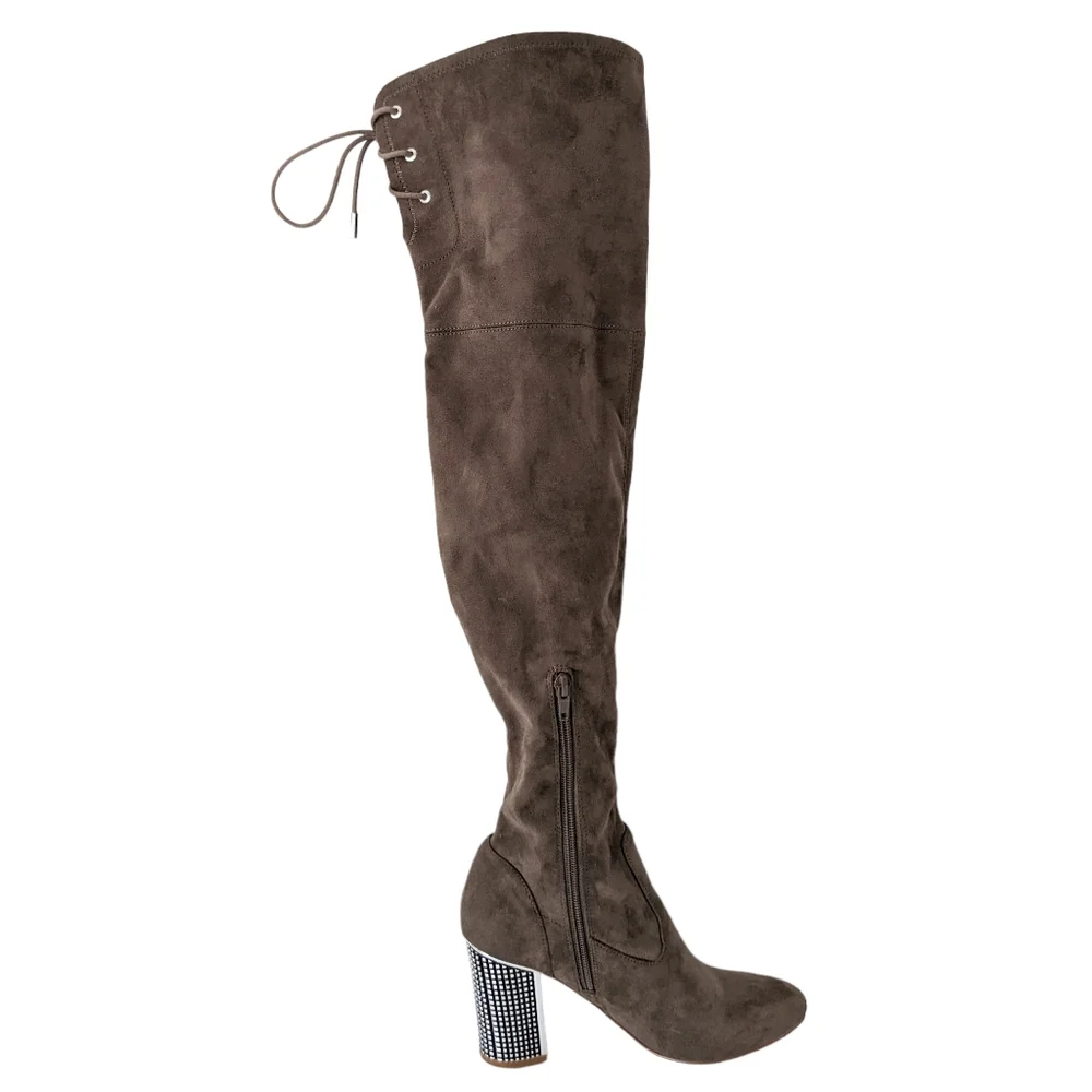Guess Abegail Suede Over the Knee Boots Size 6